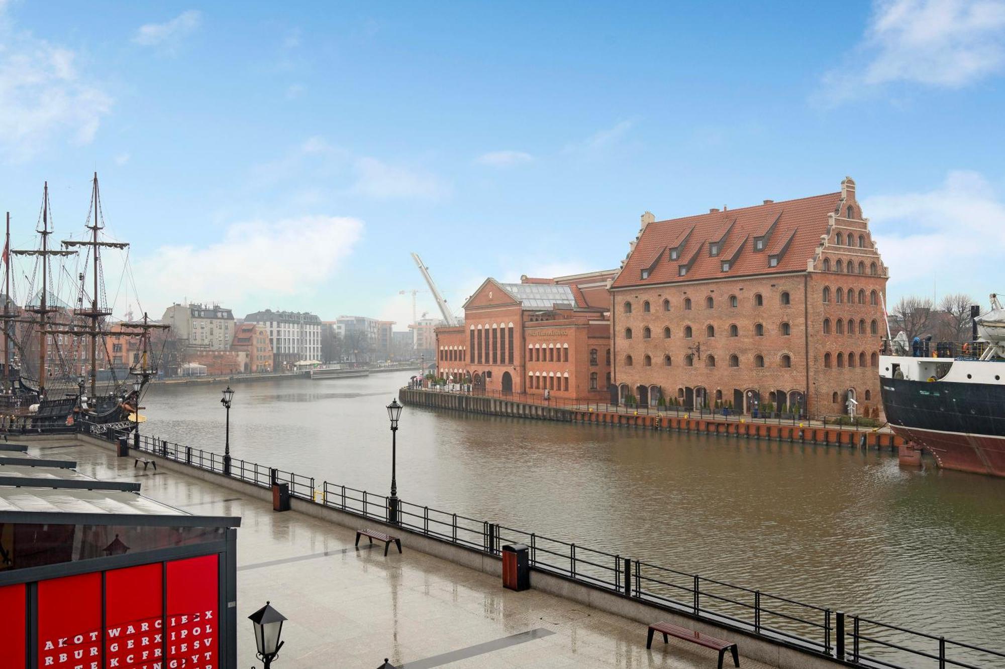 Motlawa Bulvar Residence Z Widokiem Na Rzeke Motlawa By Downtown Apartments Gdansk Exterior foto