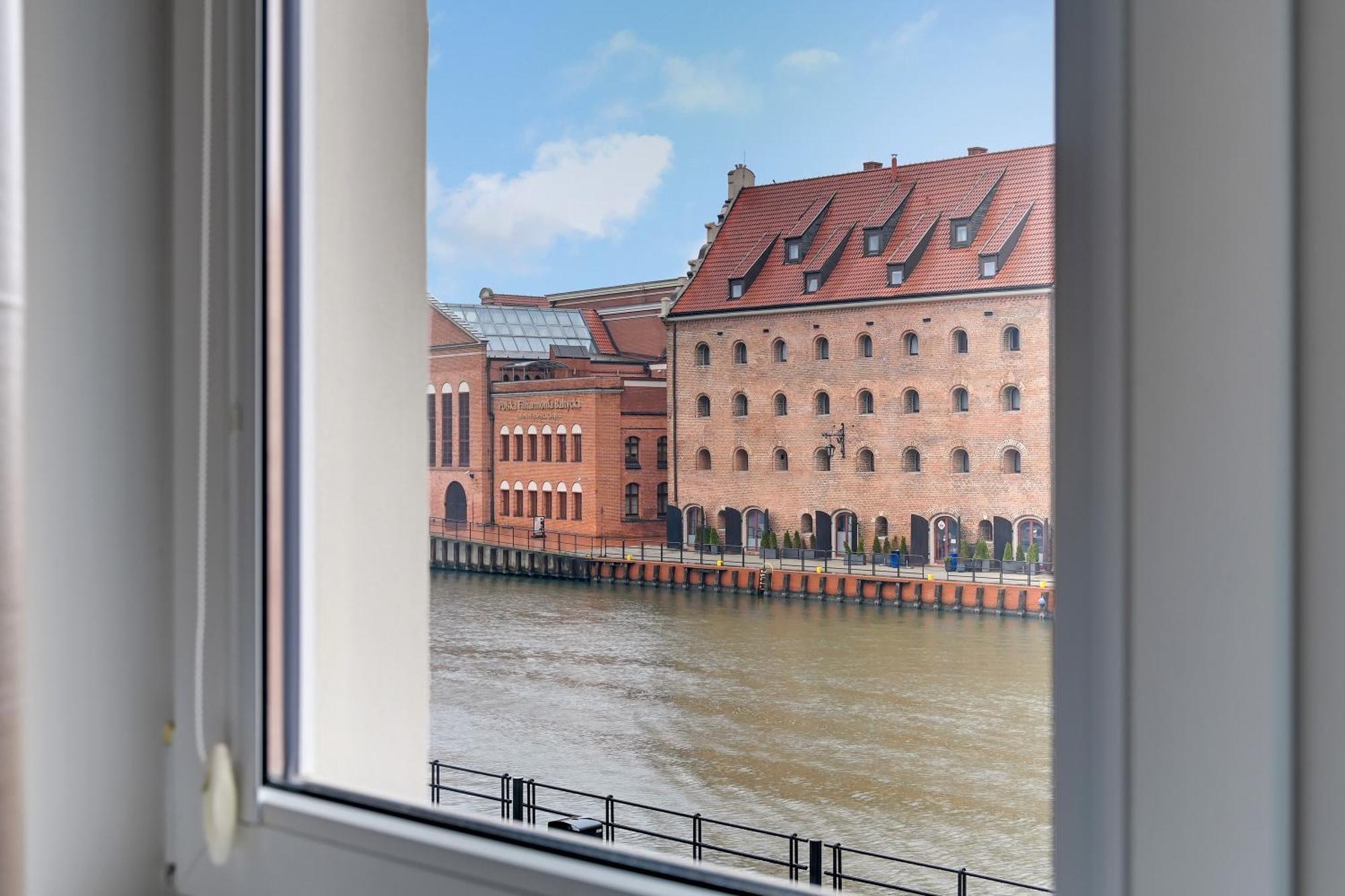 Motlawa Bulvar Residence Z Widokiem Na Rzeke Motlawa By Downtown Apartments Gdansk Exterior foto
